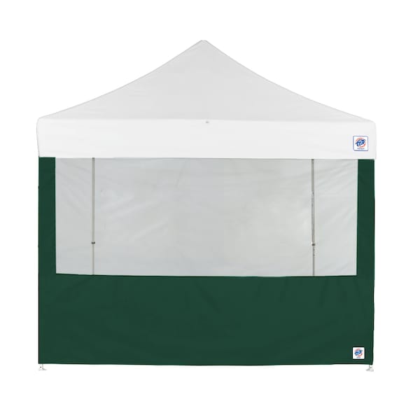 E-Z Up TAA Compliant Food Booth Sidewall, 13' W x 13' H, Forest Green SW3FB13TCFG - main